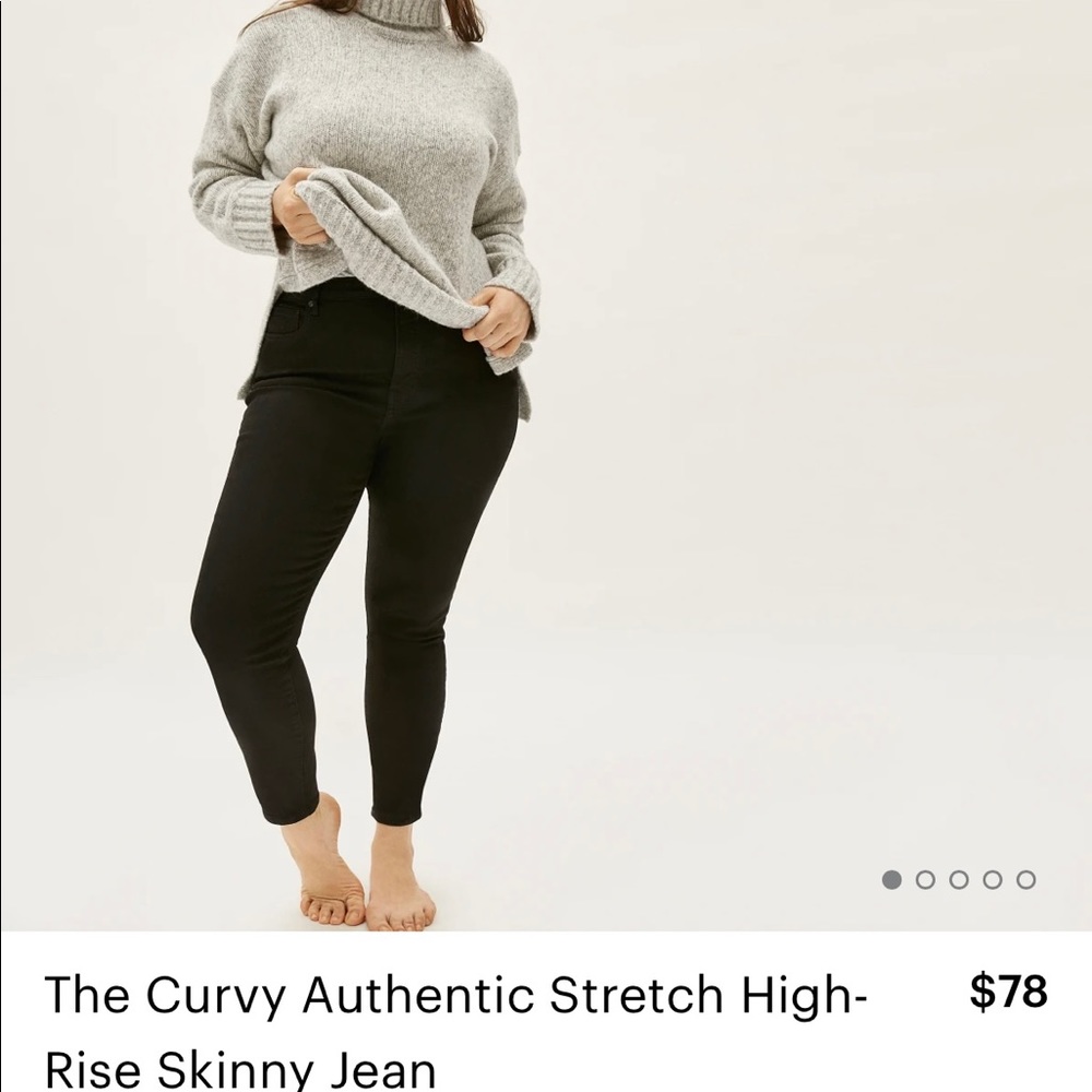 EVERLANE The Curvy Authentic Stretch High-Rise Skinny Jean